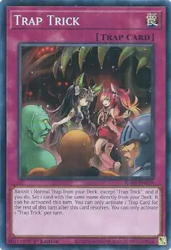 1x Trap Trick - 1st Edition NM Eng YuGiOh - Quarter Century Bonanza - Image 1