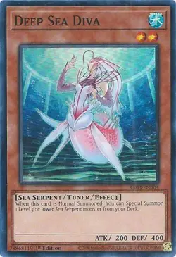 1x Deep Sea Diva - 1st Edition NM Eng YuGiOh - Quarter Century Bonanza - Image 1