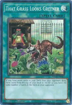 1x That Grass Looks Greener - 1st Editio NM Eng YuGiOh - Quarter Century Bonanza - Image 1