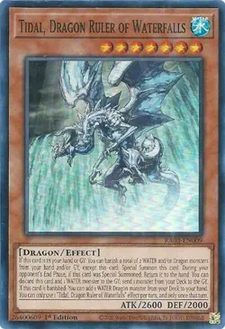 1x Tidal, Dragon Ruler of Waterfalls - 1 NM Eng YuGiOh - Quarter Century Bonanza - Image 1