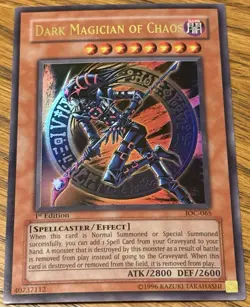 Dark Magician of Chaos IOC-065 1st Edition Ultra Rare Yugioh MP - Image 2