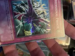 Yugioh WC08-EN001-3 Super Rare Promo Dimensional Prison, Burden of the Mighty NM - Image 4