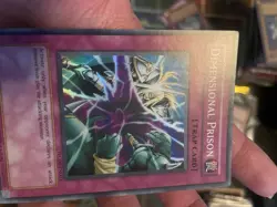 Yugioh WC08-EN001-3 Super Rare Promo Dimensional Prison, Burden of the Mighty NM - Image 5