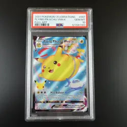 PSA 10 Flying Pikachu Vmax 007/025 Pokemon Celebrations Holo Graded Card - Image 1