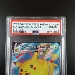 PSA 10 Flying Pikachu Vmax 007/025 Pokemon Celebrations Holo Graded Card - Image 2
