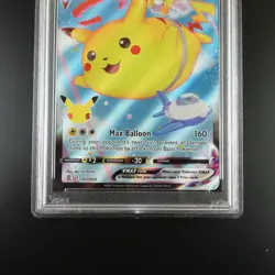 PSA 10 Flying Pikachu Vmax 007/025 Pokemon Celebrations Holo Graded Card - Image 3