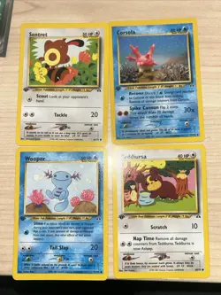 Pokemon TCG 1st Edition Neo Destiny Bundle X 5 Cards Lp Condition Commons - Image 1