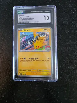 Pikachu 190 Sv: Scarlet & Violet Promo Cards CGC 10 - Image 1