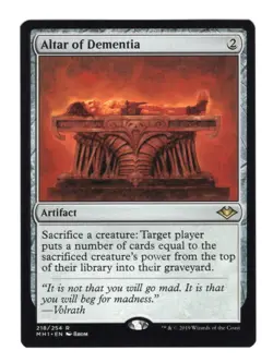 MTG English Altar of Dementia NM Normal Modern Horizons - Image 1
