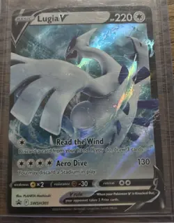 Lugia V SWSH295 Black Star Promo Pokemon Card NM Sword & Shield - Image 1
