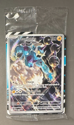 Pokemon Sealed Thundurus 209 Promo Black Star SV Scarlet Violet Promo Card - Image 1