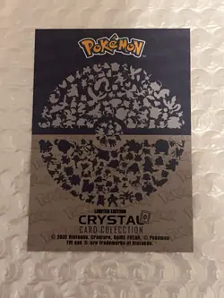 RARE DITTO #132 -RED CRYSTAL Holo Box Hit-Crystal Dark Black-Pokemon Card NonTCG - Image 2