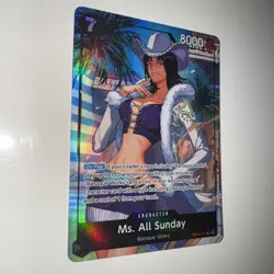 One Piece TCG OP14-084 Ms. All Sunday AA Alt Art Card Game CCG ENGLISH - Image 2