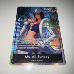 One Piece TCG OP14-084 Ms. All Sunday AA Alt Art Card Game CCG ENGLISH - Image 4