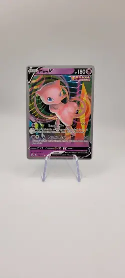 Pokemon TCG-Mew V 113/264 World Championships 2022 Deck Promo Card NM - Image 2