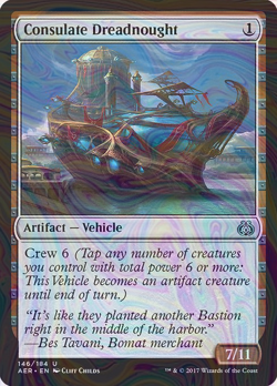 Foil Consulate Dreadnought - Aether Revolt | MTG Card - Image 1