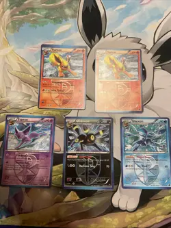 5x Plasma Eeveeloution Pokemon Cards Very Rare Various Conditions - Image 1