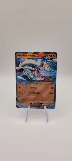 Pokemon TCG: Reshiram EX 030/159 Journey Together Stamped Promo Holo NM Card - Image 1