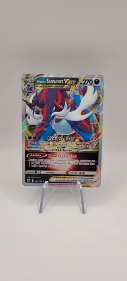 Pokemon TCG:Hisuian Samurott Vstar 102/189 Ultra Rare Card NM - Image 1