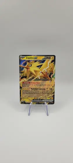 Pokemon TCG: SV 151 Zapdos ex 145/165 English Double Rare Full Art Card NM 2023 - Image 1