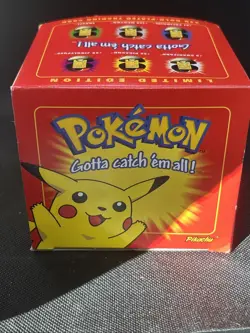 23K Gold Plated PIKACHU Trading Card 1999 Burger King Pokemon Sealed Ball - Image 2
