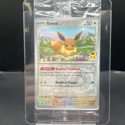 Pokemon Eevee Card 074/131 Mint Sealed, Pokemon Day 2025 Holo Promo, Pokemon TCG - Image 1