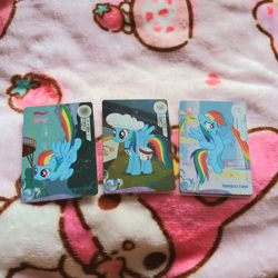 Lot of 12 My Little Pony MLP KAYOU English Chinese Cards Holo Rainbow Dash - Image 3