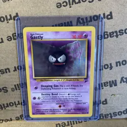 Gastly 75/130 Base Set 2 - Common Pokemon Card - NM/Mint - Image 1