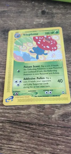 Vileplume Aquapolis Regular Card 43/147 2003 - Image 1