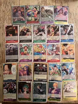 One Piece TCG Card Game OP-13 SR +Rare Lot 24 Cards NM Carrying On His Will (B) - Image 1