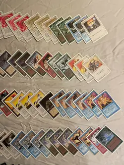 111 Magic The Gathering Card Lot Revised, Fallen Empires - Image 2