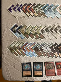 111 Magic The Gathering Card Lot Revised, Fallen Empires - Image 3