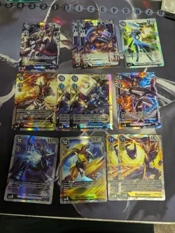 Digimon TCG Big Lot Of 157 Cards, Sr's,Rares,Tamers,Promos,Commons - Image 1