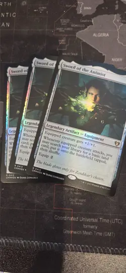 MtG Sword of the Animist Foil x1 - Image 1