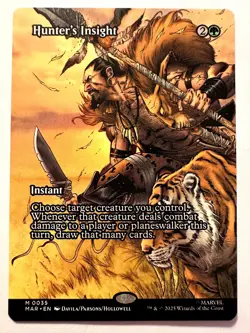Hunter's Insight (Borderless) Normal M Marvel Universe Eternal-Legal 35 NM - Image 1