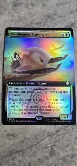 Sandbender Scavengers (Extended Art) Avatar: The Last Airbender Foil Rare MTG NM - Image 1