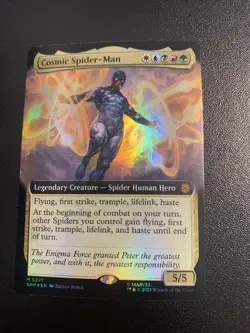 Cosmic Spider-Man (Extended Art) Marvel's Spider-Man Foil - Image 1