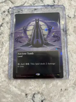 Ancient Tomb (0136) (Borderless) (Galaxy Foil) Edge of Eternities: Stellar... - Image 1