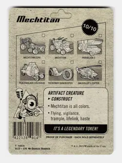MTG: Mechtitan Token | Secret Lair Drop Series 1969 NM - Image 2