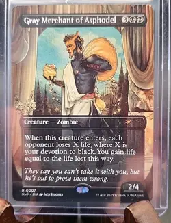 Gray Merchant of Asphodel Secret Lair: An Encyclopedia of Magic MTG Regular NM - Image 3