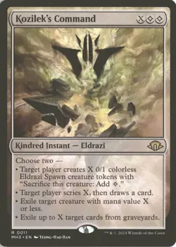 MTG Kozilek's Command (0011) *Non-Foil* Base Rare Modern Horizon 3 MT/NM - Image 1