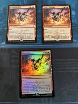 Mtg Fated Firepower x3 - 1 Foil Avatar Last Airbender - Image 1