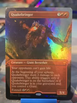 Quakebringer (Borderless) Kaldheim Foil - Image 1