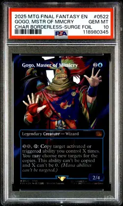 2025 MTG Final Fantasy GOGO, MASTER OF MIMICRY * Character Surge Foil * PSA 10 - Image 1