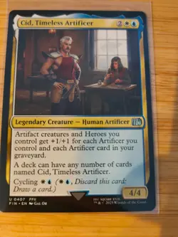 MTG Cid, Timeless Artificer (FFII Version) 0407 Final Fantasy M/NM Free UK P&P - Image 1