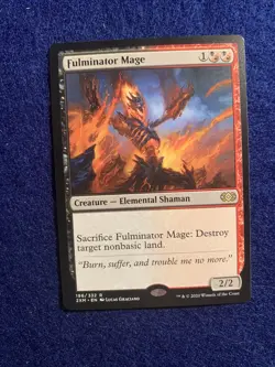 Magic the Gathering MTG Fulminator Mage (196) Double Masters NM - Image 1