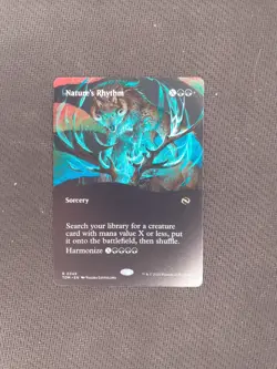 Nature's Rhythm Borderless Rare, Tarkir Dragonstorm #349, MTG Magic - Image 1