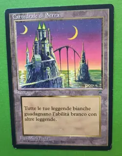 Magic the Gathering MTG FBB ITALIAN Legends CATHEDRAL OF SERRA LP/EX U 1994! - Image 1