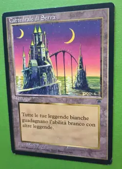 Magic the Gathering MTG FBB ITALIAN Legends CATHEDRAL OF SERRA LP/EX U 1994! - Image 2