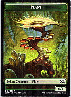 Plant Token Magic The Gathering Double Masters Light Play - Image 1